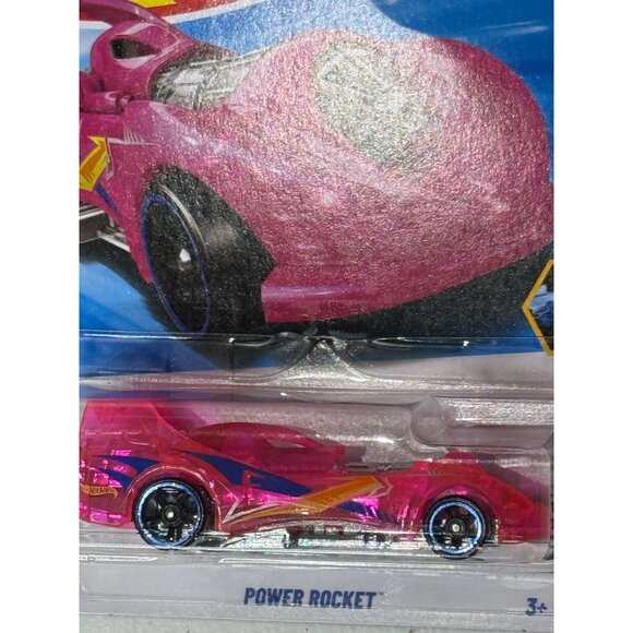 Hot Wheels Power Rocket Pink X-Raycers Clear Body Mainline 109/250 - Picture 3 of 6